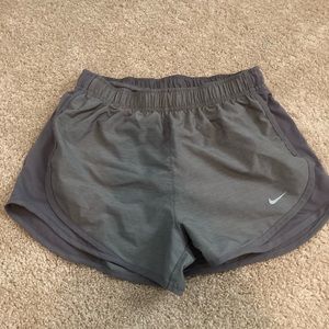 Grey Heather Nike Tempo Athletic Shorts!